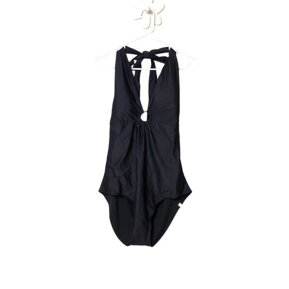 NWT SUMMERSALT Black One Piece Swimsuit The O Ring Reef - Picture 3 of 12